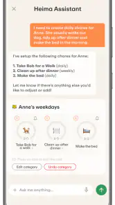 Heima: Gezinsplanner & Klusjes screenshot