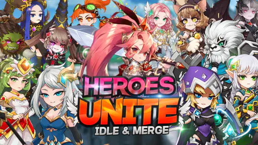 HEROES UNITE : IDLE & MERGE screenshot