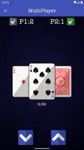 Higher Lower Card Game screenshot