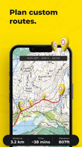 HiiKER: De Wandelkaarten App screenshot