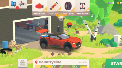Hillside Drive: car racing screenshot