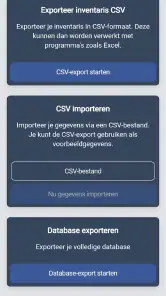 HITS Inventarisbeheer screenshot