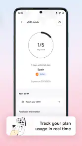Holafly eSIM Prepaid Card screenshot