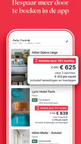 Hotels.com: hotelboeking screenshot