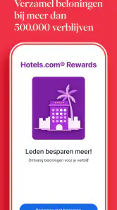 Hotels.com: hotelboeking screenshot