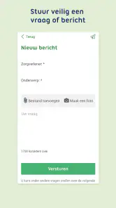 HRZU | Uw Zorg online screenshot