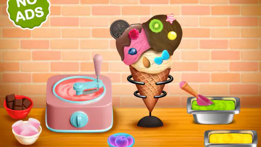 Ice Cream Making Game For Kids screenshot