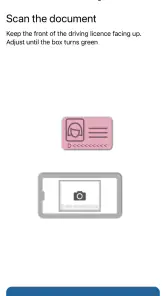 Identificatie app AMP Groep screenshot
