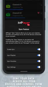 iMPlayer Mobile IPTV Player screenshot