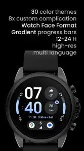 InfoBlock Watch Face screenshot