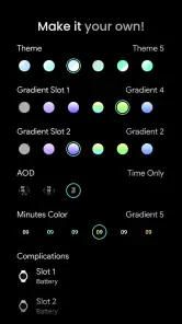 InfoBlock Watch Face screenshot