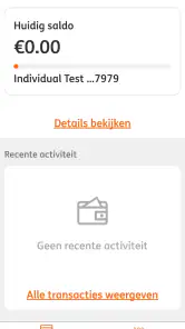 ING Commercial Card screenshot