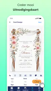 Invitation Maker: Kaartontwerp screenshot