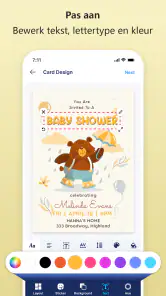 Invitation Maker: Kaartontwerp screenshot