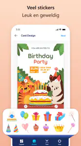 Invitation Maker: Kaartontwerp screenshot