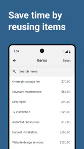 Invoice Maker and Estimate App screenshot