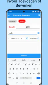 Kasboek - dagelijkse kosten screenshot