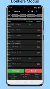 Kasboek - dagelijkse kosten screenshot