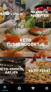 keto dieet recepten nederlands screenshot