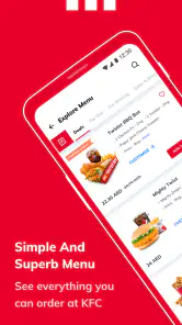 KFC Saudi Arabia screenshot