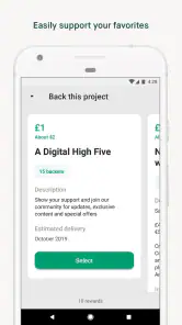 Kickstarter screenshot