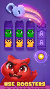 Kitty Sort: Twisted Tails screenshot