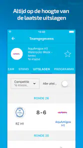 knzb waterpolo screenshot