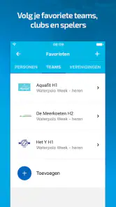 knzb waterpolo screenshot