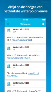 knzb waterpolo screenshot
