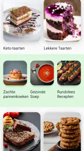 Kookboek recepten screenshot