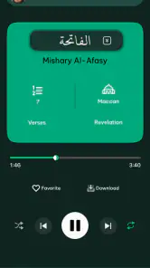 Koranspeler met audio screenshot