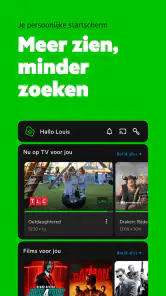 KPN TV+ App screenshot