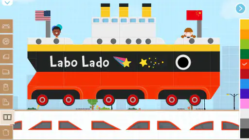Labo Brick Car2 Kid Spel screenshot