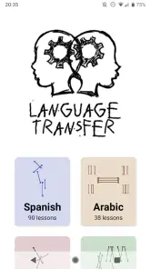 Language Transfer screenshot