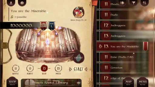Lanota - Music game with story screenshot