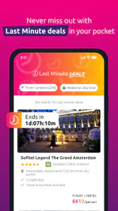 lastminute.com: holiday deals screenshot