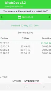 LastSeenOn - Online Tracker screenshot