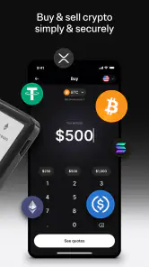 Ledger Wallet™ crypto app screenshot