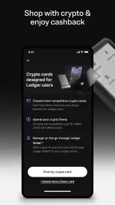 Ledger Wallet™ crypto app screenshot