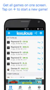 Lexulous Word Game screenshot
