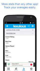 Lexulous Word Game screenshot