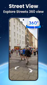 Live World Map: Satellite View screenshot