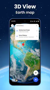 Live World Map: Satellite View screenshot