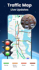 Live World Map: Satellite View screenshot