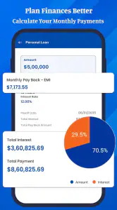 Loan, Finance & EMI Calculator screenshot