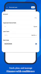 Loan, Finance & EMI Calculator screenshot