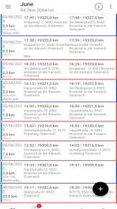Logbook  - TripTracker screenshot