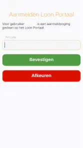 Loon Portaal screenshot