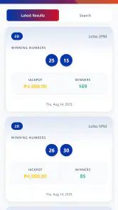 Lotto Results - Daily Updates screenshot