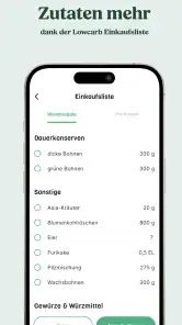 LowCarb - Abnehmen ohne Hunger screenshot